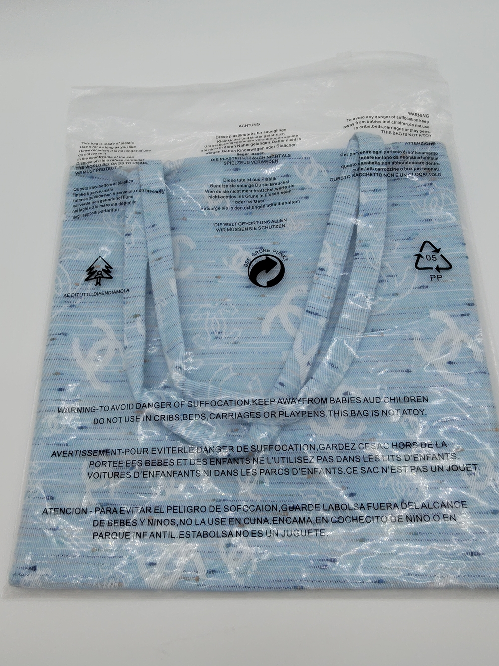 CHANEL Blue Tweed CC Logo Mini Tote Gift Summer 2024 Beauté Employee Tote NIP - Picture 4 of 7